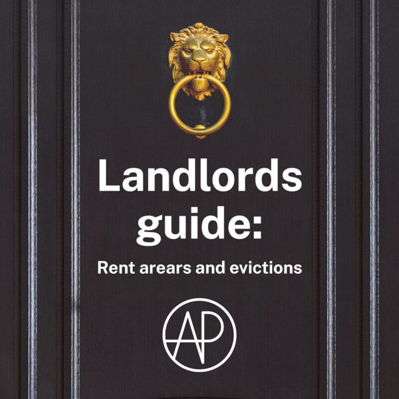 landlords rent arrears and evictions